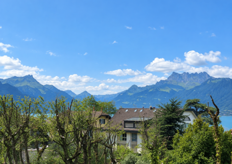 Appartement de 3,5 pièces 100m2 centre Vevey vue lac et montagnes