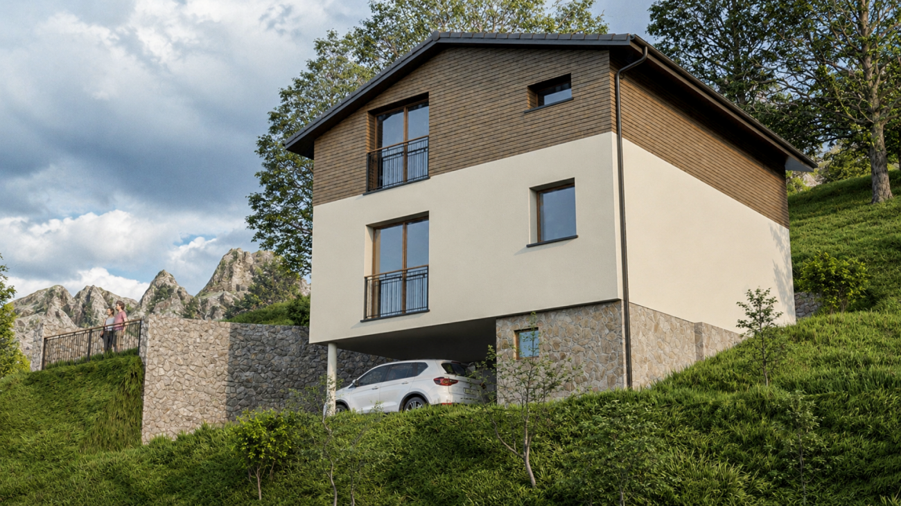 Villa individuelle neuve à Collombey-Muraz (Les Neyres)